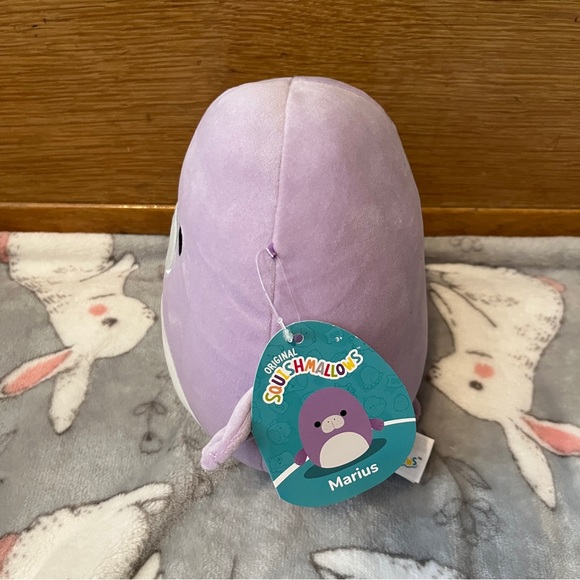 Squishmallow Marius the Manatee 7.5 Inch purple - Picture 2 of 3